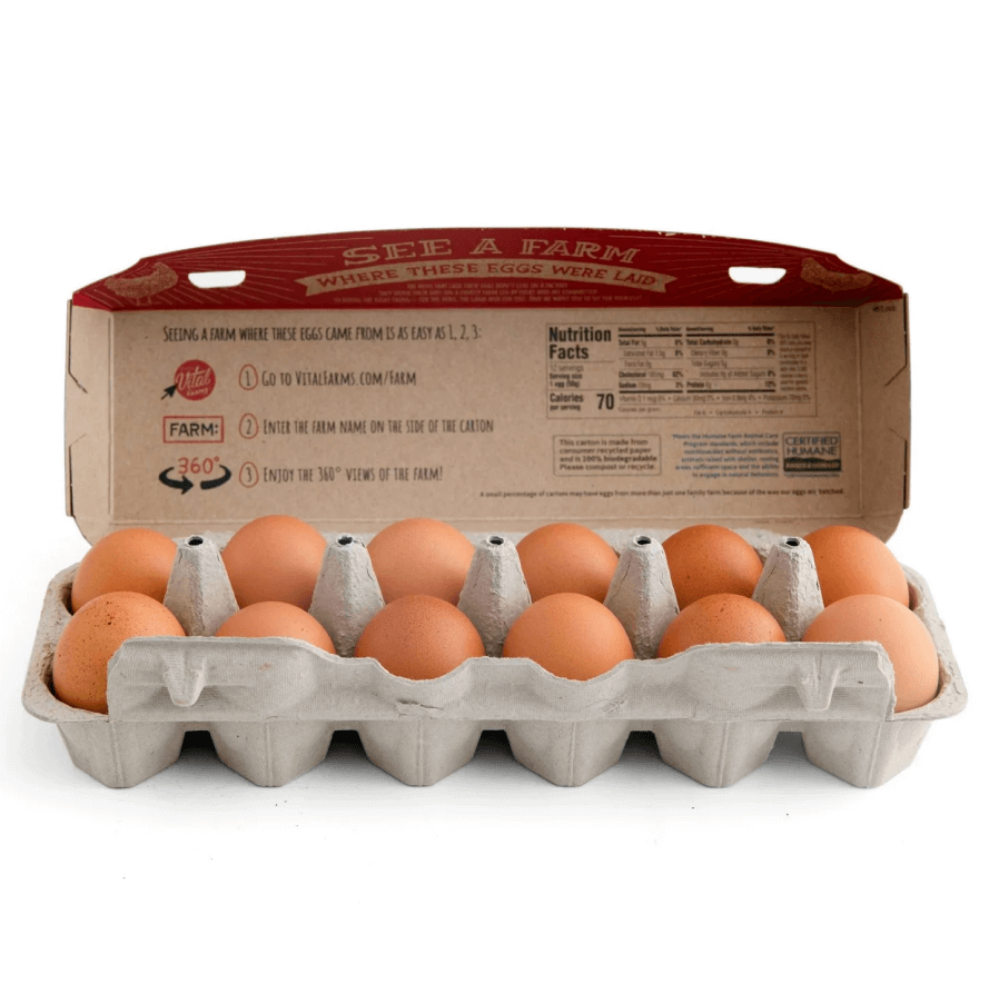Happy Egg Co Organic , 18 Count